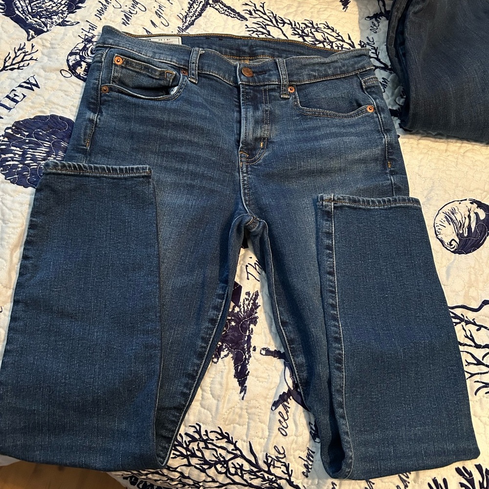 GAP Women’s True Skinny Mid Rise Blue Jeans